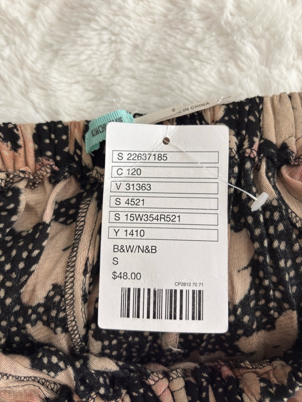 Kimchi Blue Floral Circle Skirt Size Small NEW Black Pink Lightweight Western - Picture 9 of 10